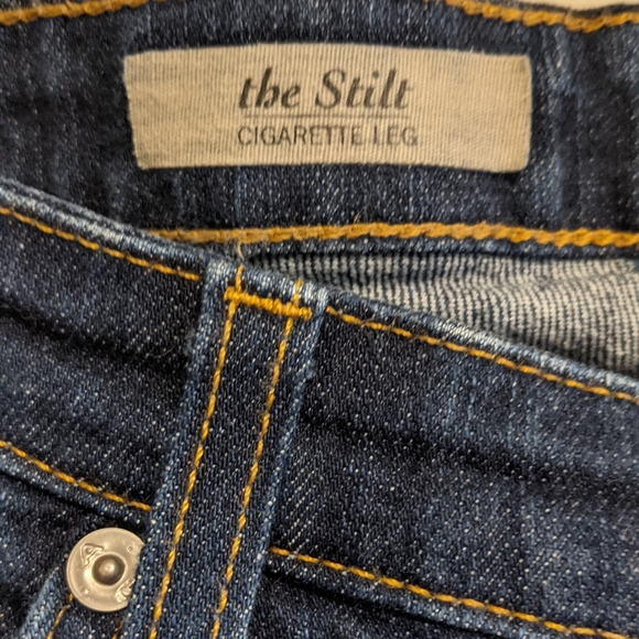 AG Adriano Goldschmied The Stilt Cigarette leg jeans size 27R - Picture 3 of 8